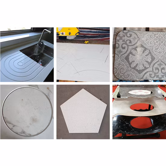 Pont scie 5 axes CNC marbre 3D sculpture sur pierre Machine de découpe de pierre