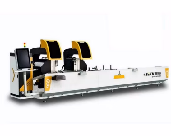 Machine automatique de découpe et de tenonnage CNC à double extrémité
